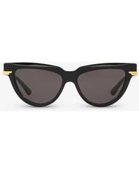 Bottega Veneta - 6j000421 Bv1265s Cat Eye-frame Acetate Sunglasses - Lyst