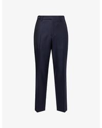 Corneliani - Straight-Leg Wool Trousers - Lyst
