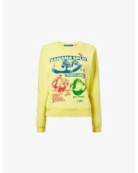 Mother - The Camper Graphic Print Cotton Sweatshirt - Lyst