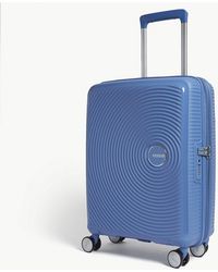 american tourister soundbox denim blue