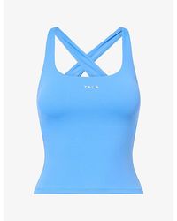 WE Are Tala - Skinluxe Cross-Back Jersey Vest Top - Lyst