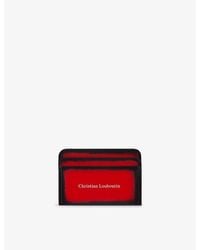 Christian Louboutin - Canopy Leather Card Holder - Lyst