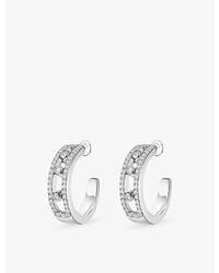 Messika - Move Classique 18Ct And 0.52Ct Diamond Hoop Earrings - Lyst