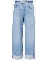 Citizens of Humanity - Ayla Wide-leg Mid-rise Recycled-denim Jeans - Lyst