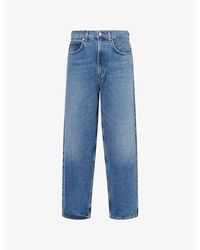 Agolde - Deka Tailored Tapered-Leg Denim Jeans - Lyst