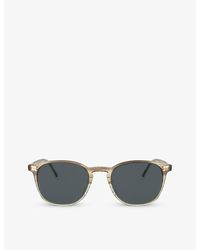 Oliver Peoples - Ov5397su Finley Vintage Square-frame Acetate Sunglasses - Lyst