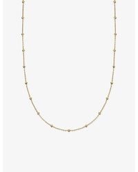 Astley Clarke - Aurora 18Ct- Plated Sterling- Station Necklace - Lyst