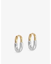 Astley Clarke - Aurora U-Hoop 18Ct And Sterling- Huggie Earrings - Lyst
