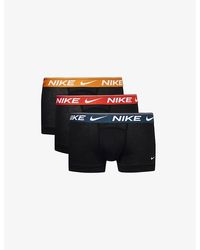 Nike - Pack Of Three Dri-Fit Ultra Comfort Stretch-Jersey Trunks - Lyst