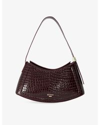 Dune - Dependent Curved Leather Shoulder Bag - Lyst