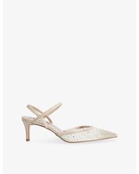 Dune - Charismatic Rhinestone-Embellished Mesh Courts - Lyst