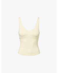 WE Are Tala - Skinluxe Contrast Piping Stretch-Woven Vest - Lyst