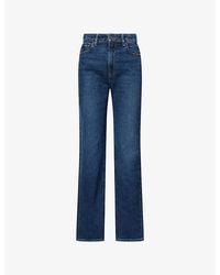 PAIGE - Stevie Straight-Leg Denim Jeans - Lyst