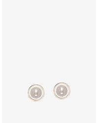 Messika - Lucky Move Pave 18Ct And 0.48Ct Diamond Stud Earrings - Lyst