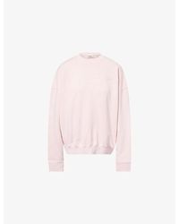 ADANOLA - Varsity Applique Washed Cotton Sweatshirt - Lyst