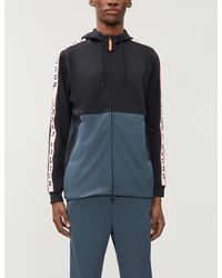 Under Armour Unstoppable Logo-print Zipped Hoody - Black