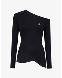 Vivienne Westwood - Long-Sleeve Orgy Shoulder Jersey T-Shirt - Lyst