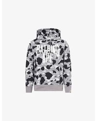 A Bathing Ape - Camouflage Logo-Print Cotton Hoody - Lyst