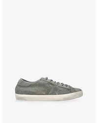 Golden Goose - Super Star 35567 Perforated Suede Trainers - Lyst
