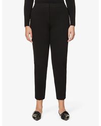 Max Mara - Pegno Straight High-rise Stretch-jersey Trousers - Lyst