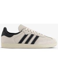 adidas - Core Black Alumi X Humanrace Samba Leather Low-top Trainers - Lyst