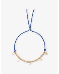 Maje - Sailor Brass And Cord Pendant Necklace - Lyst