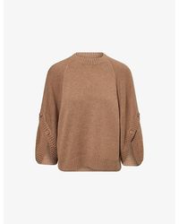 Max Mara - Ampex Round-Neck Wool And Cashmere-Blend Jumper - Lyst