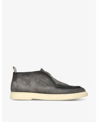 Officine Creative - Bones Slip-On Suede Boots - Lyst
