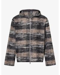Our Legacy - Hooded Zip-Up Wool-Blend Jacket - Lyst