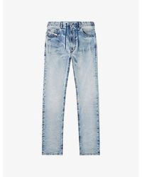 DIESEL - 2030 D-Krooley Joggjeans 068Pk Regular Stretch-Denim Jeans - Lyst