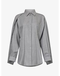 DARKPARK - Anne Tailored Wool Shirt - Lyst