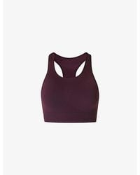 Sweaty Betty - Stamina Soft-Cup Stretch-Woven Sports Bra - Lyst