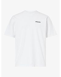 Patagonia - Responsibilitee Logo-Print Cotton T-Shirt - Lyst
