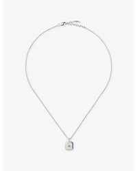 Missoma - November Birthstone Sterling- And Crystal Pendant Necklace - Lyst