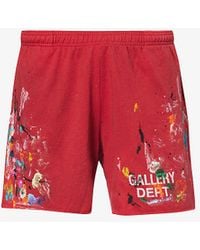 GALLERY DEPT. - Insomnia Graphic-print Cotton-jersey Shorts - Lyst