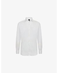 BOGGI - Pinpoint Regular-Fit Cotton Shirt - Lyst
