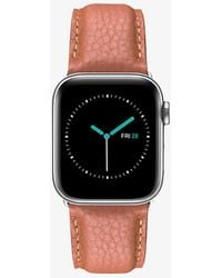 Mintapple - Apple Watch Grained-leather And Stainless-steel Strap 40mm - Lyst