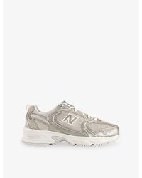 New Balance - Mr530 Leather And Mesh Trainers - Lyst