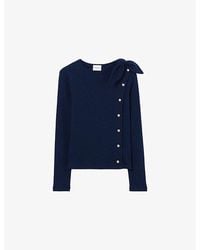 Claudie Pierlot - Button-Embellished Slim-Fit Stretch-Cotton T-Shirt - Lyst