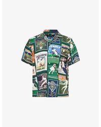 Polo Ralph Lauren - X Wimbledon Graphic-Print Camp-Collar Woven Shirt - Lyst