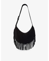 Whistles - Sia Fringed Suede Cross-Body Bag - Lyst