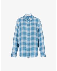 God's True Cashmere - Unisex Checked Regular-fit Cashmere Shirt X - Lyst