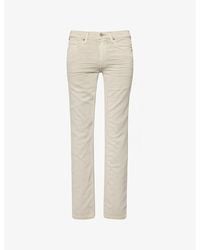 PAIGE - Federal Slim-Fit Straight-Leg Denim Jeans - Lyst