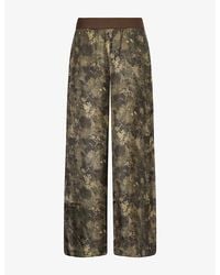 Uma Wang - Pansy Wide-Leg Woven Trousers - Lyst