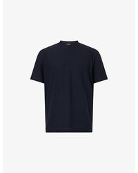 Giorgio Armani - Crew-Neck Stretch Wool-Knit T-Shirt - Lyst