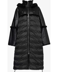 Anne Vest - Alma Padded Leather Coat - Lyst