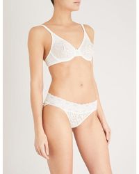 Wacoal - Halo Stretch-Lace Moulded Underwired Bra - Lyst