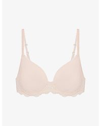 Simone Perele - Reve Plunge Stretch-Woven Bra - Lyst