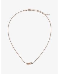 Tiffany & Co. - Tiffany Knot Small 18Ct Rose- Pendant Necklace - Lyst