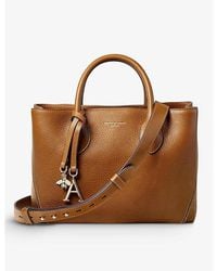 Aspinal of London - London Medium Leather Tote Bag - Lyst
